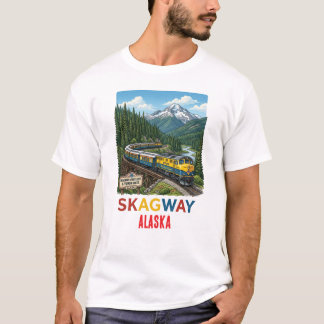 Camiseta Trilha White Pass de Skagway Alasca