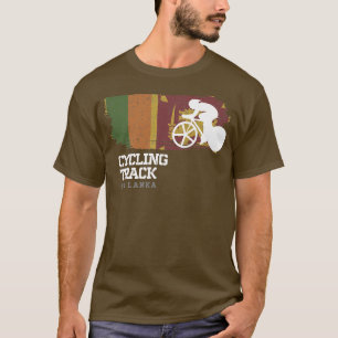 Camiseta Trilhando a Velocidade da Corrida de Bike Rodoviár