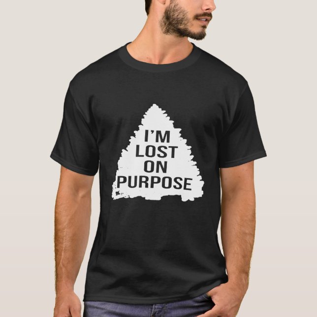 Camiseta Trilhas De Hiking Para Perder De Proposito Pesca A (Frente)