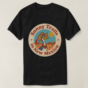 Camiseta Trilhas Ensolaradas_ Arte do Deserto do Novo Méxic