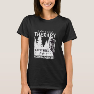 Camiseta Trilheira de montanha, descida