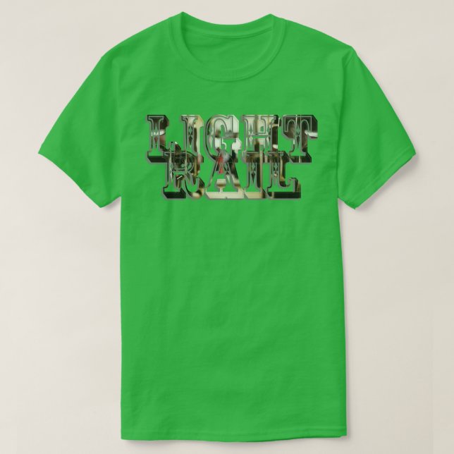 Camiseta Trilho claro (Frente do Design)