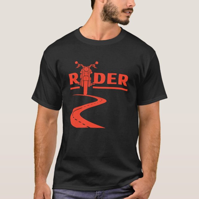 Camiseta Trilho motociclista (Frente)