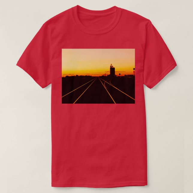 Camiseta Trilhos Diminuídos (Frente do Design)