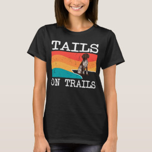 Camiseta Trilhos Em Trilhos Altos Cachorros De Ponta Alemão
