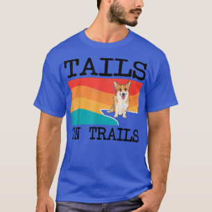 Camiseta Trilhos Pembroke Welsh Corgi Dog Funny Hik