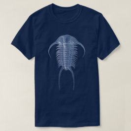 Camiseta Trilobita Paraceraurus Azul Fantasmagórico