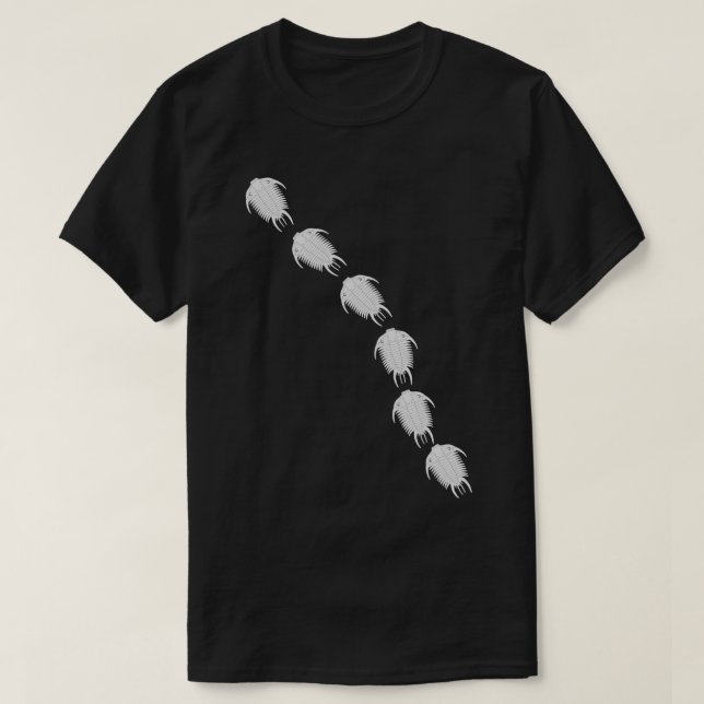 Camiseta Trilobite Conga Line (Frente do Design)