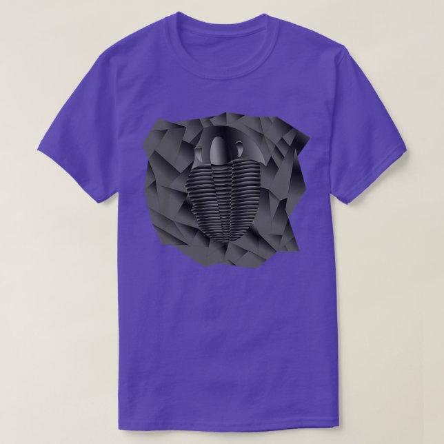 Camiseta Trilobite Fóssil (Frente do Design)