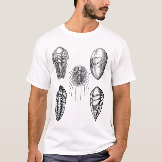 Camiseta TRILOBITES (camisa branca) (Frente)