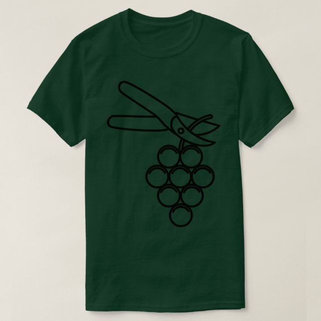 Camiseta Trimagem de Uvas (Frente do Design)