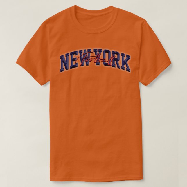 Camiseta Trime 3D de Futebol de Nova Iorque1 (Frente do Design)
