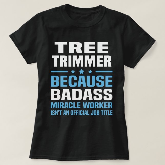 Camiseta Trimmer de Árvore (Frente do Design)