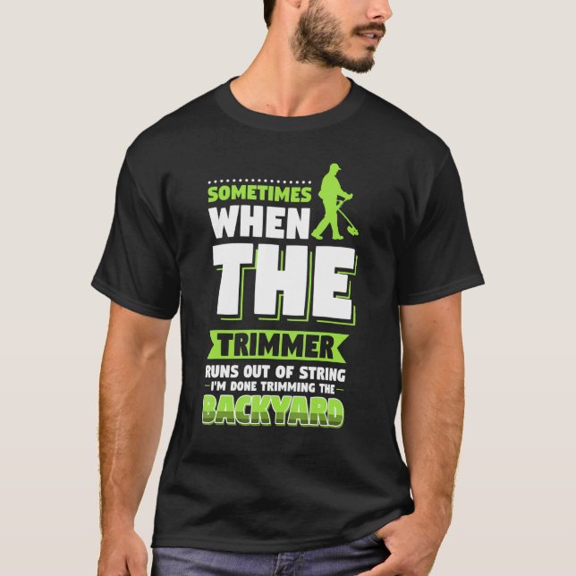 Camiseta Trimmer de Paisagem de Leito Remor (Frente)