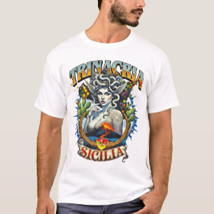 Camiseta Trinacria Estilo Retro