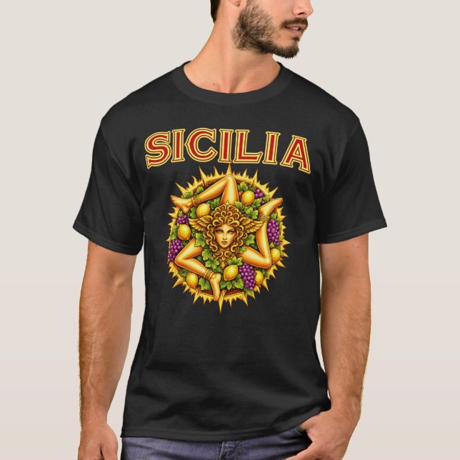 Camiseta Trinacria Siciliana (Frente)