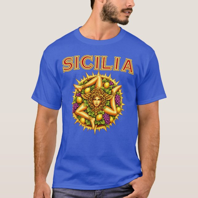Camiseta Trinacria Siciliana (Frente)