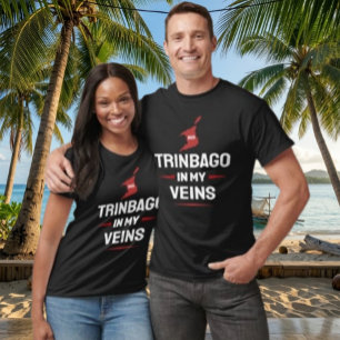Camiseta Trinbago Em Minhas Veias • 868 Orgulho Trini