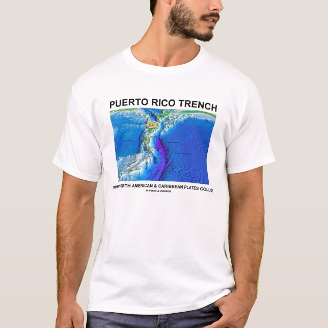 Camiseta Trincheira de Puerto Rico onde caribe de (Frente)
