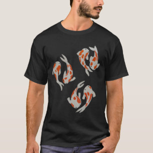 Camiseta Trindade de Peixes Koi