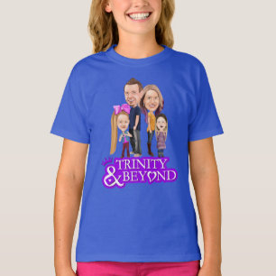 Camiseta Trindade e além do t-shirt dos miúdos