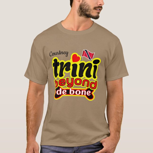 Camiseta trini além do osso (seu nome) (Frente)