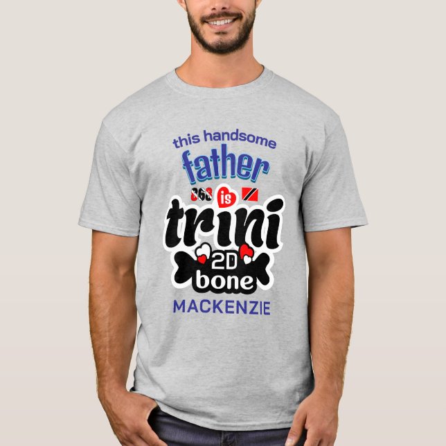 Camiseta Trini até os ossos Pai (Frente)