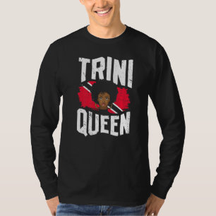 Camiseta Trini Queen Trinidade País Tobago Trinidad