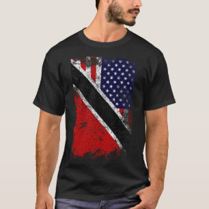 Camiseta Trinidad Americana Flag Trinidad e Tobago