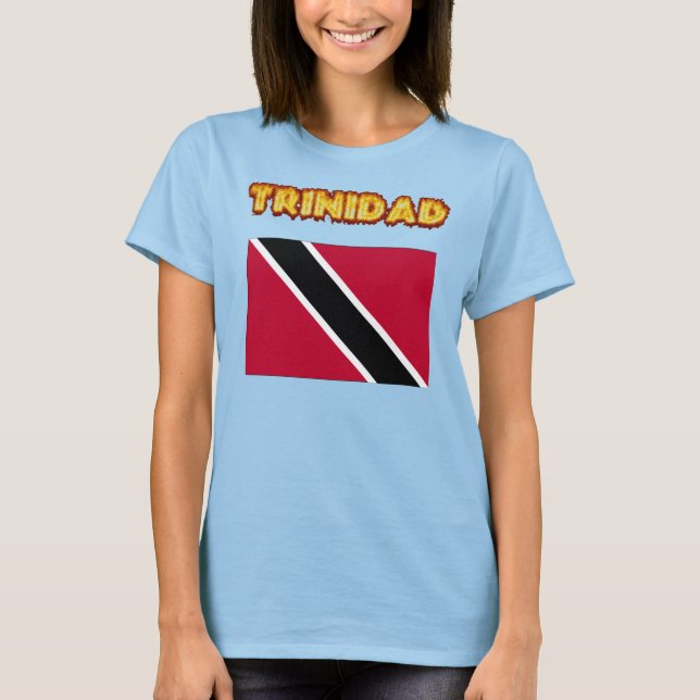 Camiseta Trinidad, Bandeira de Trinidad (Frente)