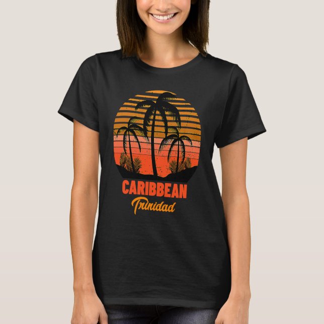 Camiseta Trinidad Caribbean Sea Beach Vacation (Frente)