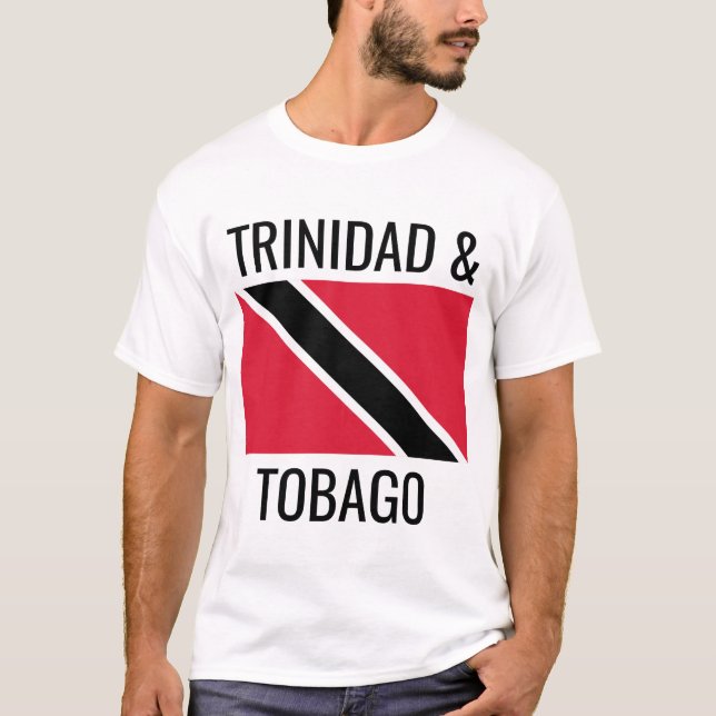Camiseta Trinidad e Tobago // Bandeira Nacional do País (Frente)