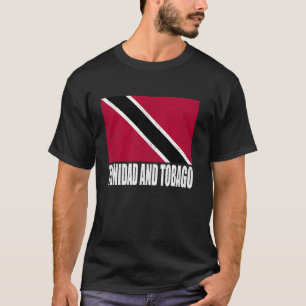Camiseta Trinidad e Tobago Flag Grunge Vintage Souvenir