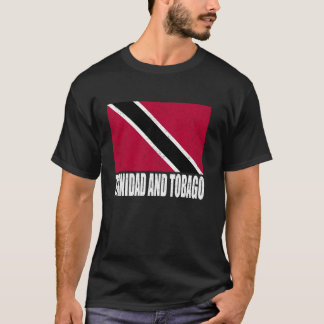 Camiseta Trinidad e Tobago Flag Grunge Vintage Souvenir