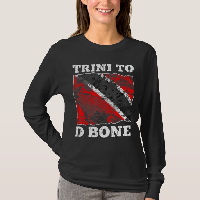 Camiseta Trinidad e Tobago Flag Trini para D Bone (Frente)