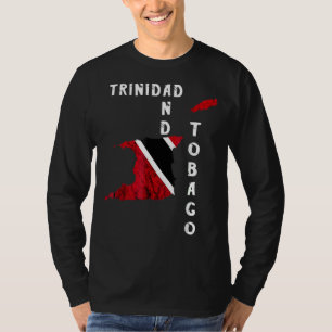 Camiseta Trinidad E Tobago Mapeia Orgulho Trinidadiano Raíz