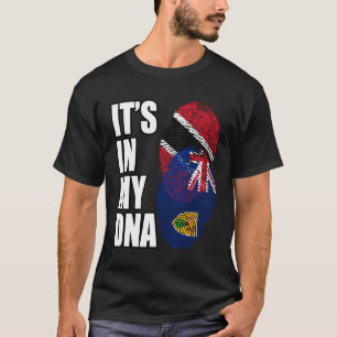 Camiseta Trinidad e Turcos e Caicos Misturam DNA Heritage