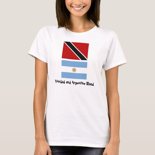 Camiseta Trinidad_flag, Argentina_flag, Trinidad e Arg… (Frente)