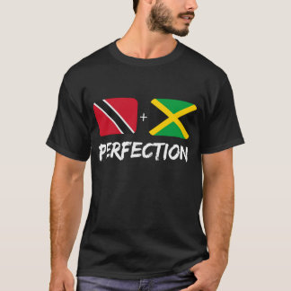 Camiseta Trinidadiano Mais Patrimônio Misturado de Perfeiçã