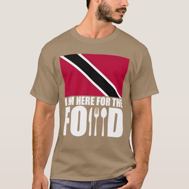 Camiseta Trinidadobago souvenir food travel family (Frente)