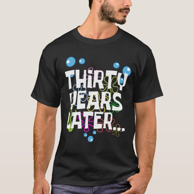 Camiseta Trinta Anos Depois, Festa Engraçada De aniversário (Frente)