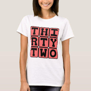 Camiseta Trinta e Dois, Número 32