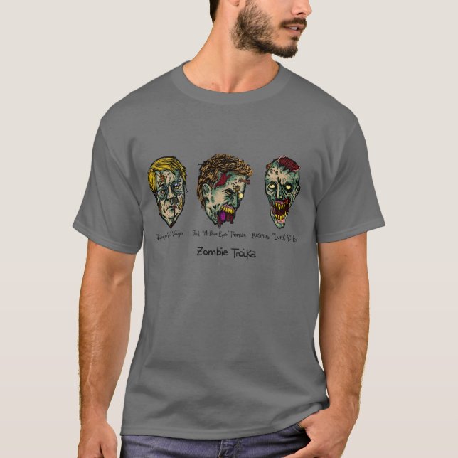 Camiseta Trio da "troikca" do zombi (Frente)