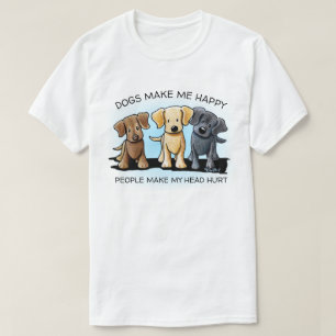 Camiseta Trio de KiniArt Labrador