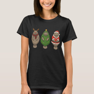 Camiseta Trio de Natal do Peixe-boi
