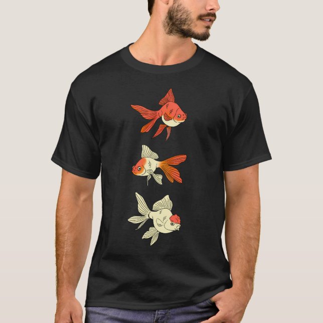 Camiseta Trio de Peixes Dourados (Frente)