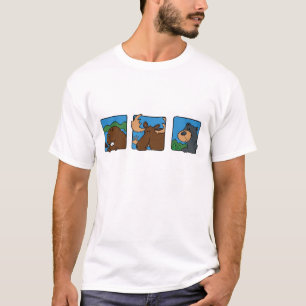 Camiseta trio dos animais selvagens