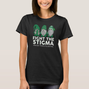 Camiseta Trio Gnomo Luta Contra A Saúde Mental Do Estigma