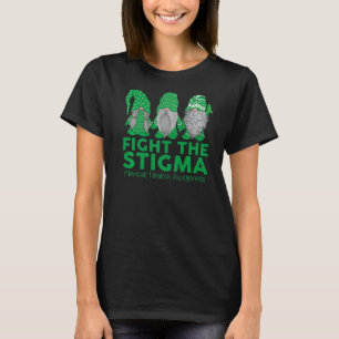 Camiseta Trio Gnomo Luta Contra A Saúde Mental Do Estigma