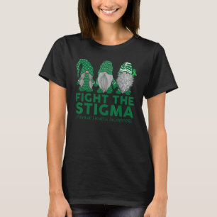 Camiseta Trio Gnomo Luta Contra A Saúde Mental Do Estigma